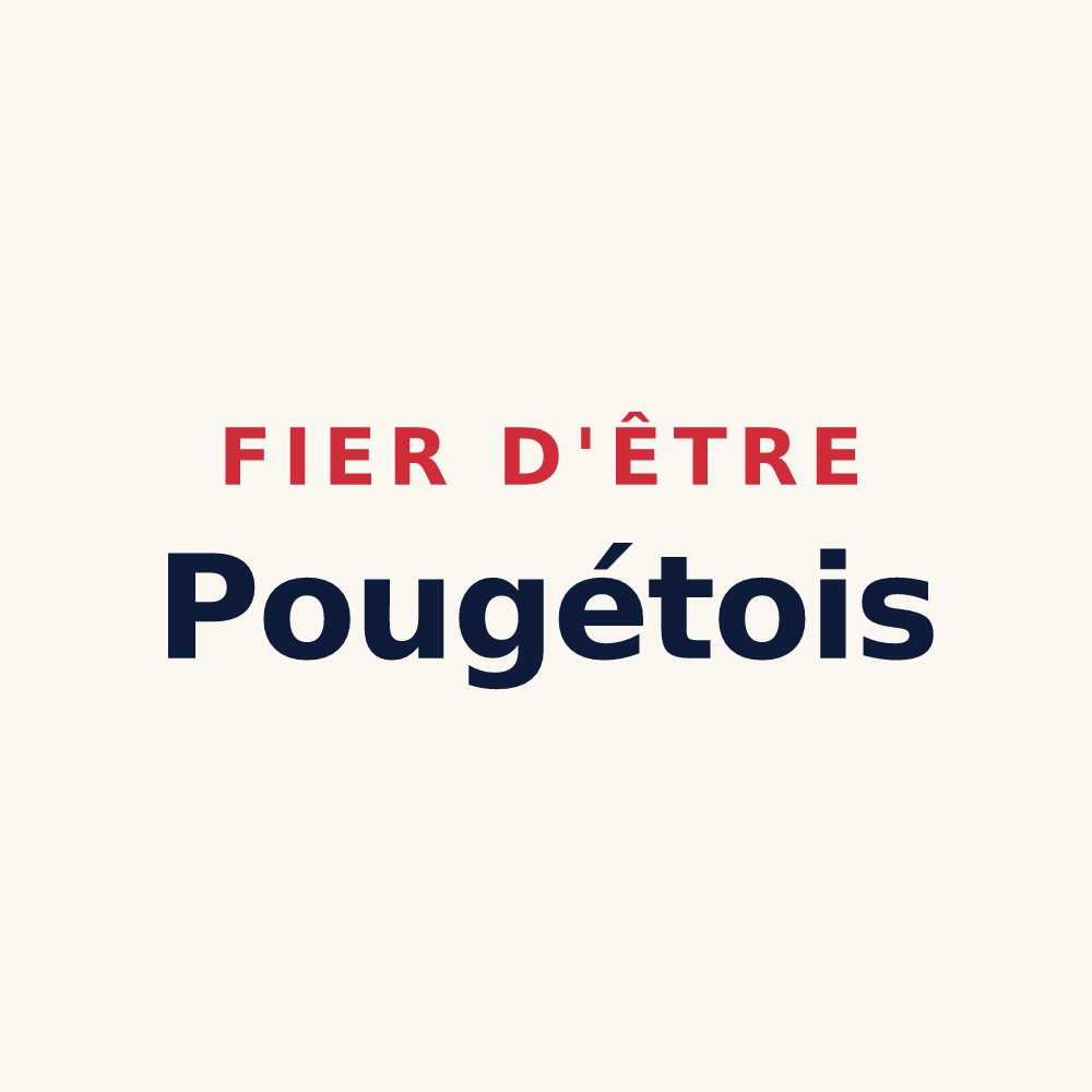 Tasse « Fier d'être Pougétois » — design pour Le Pouget