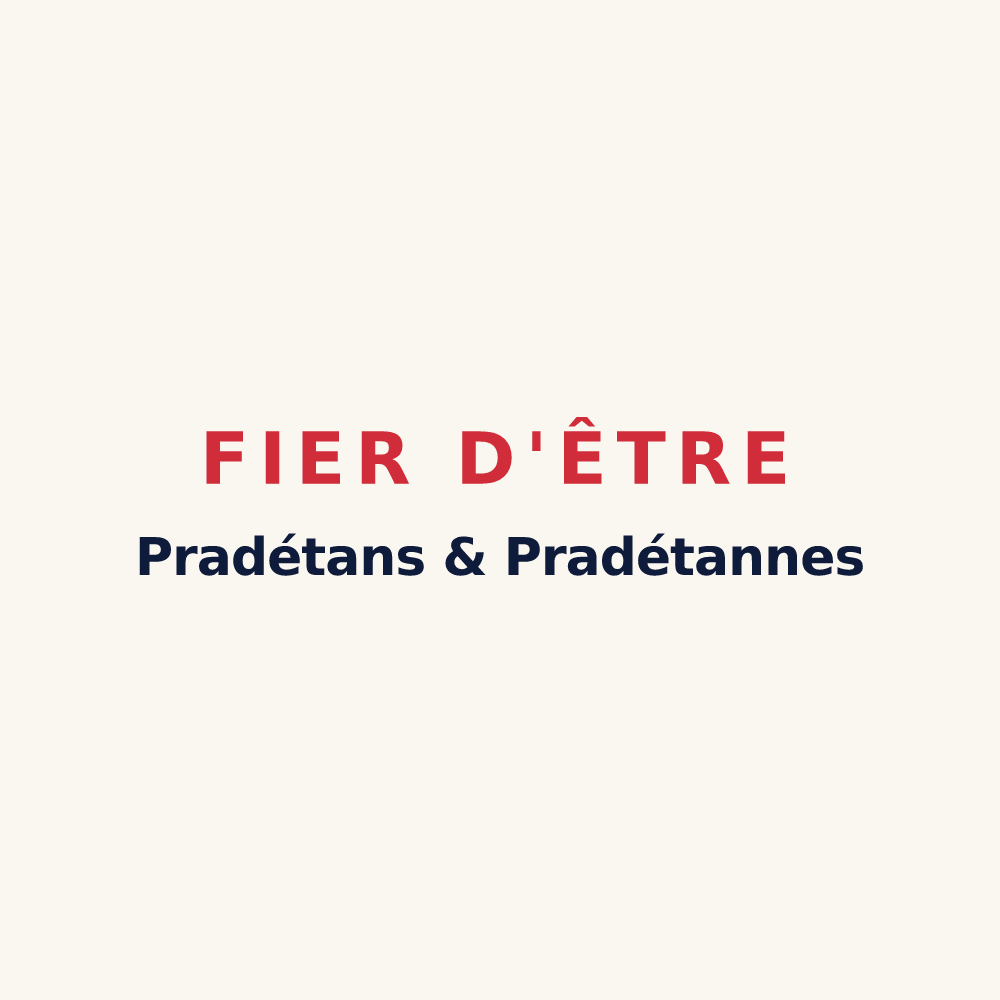 Tasse « Fier d'être Pradétans & Pradétannes » — design pour Le Pradet