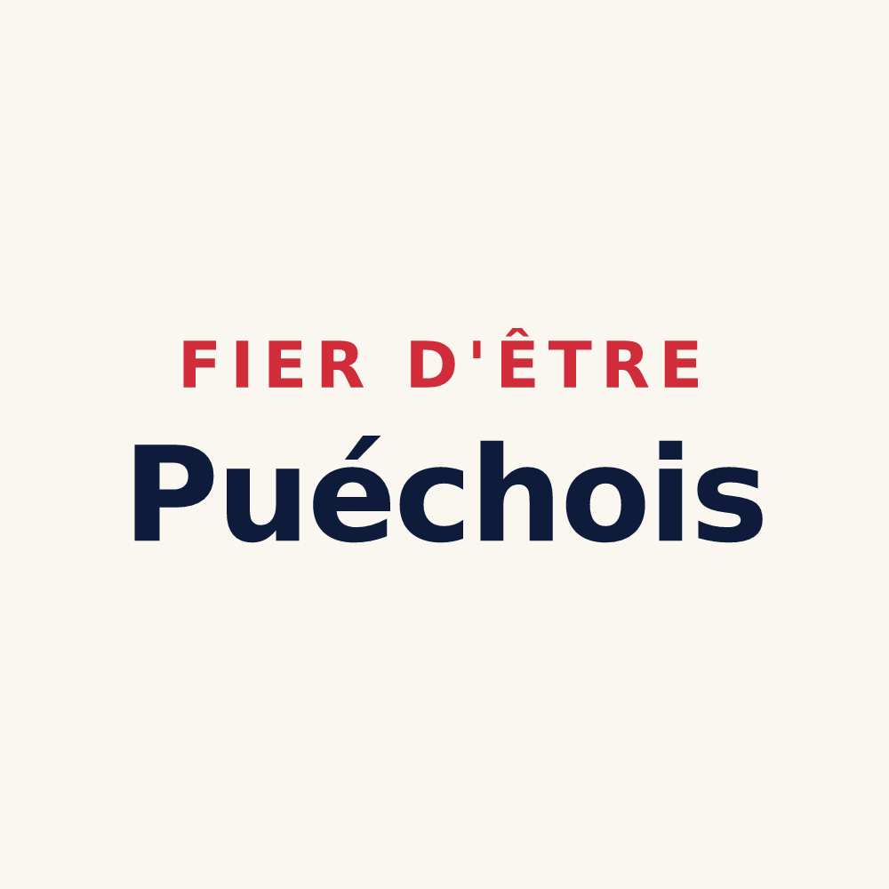 Tasse « Fier d'être Puéchois » — design pour Le Puech