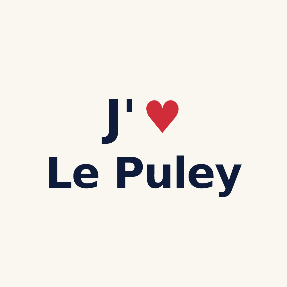 Tasse personnalisée Le Puley — design J'aime Le Puley