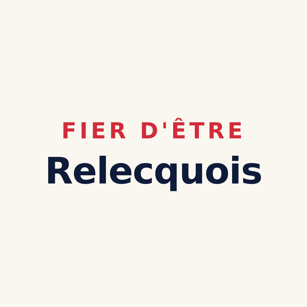 Tasse « Fier d'être Relecquois » — design pour Le Relecq-Kerhuon