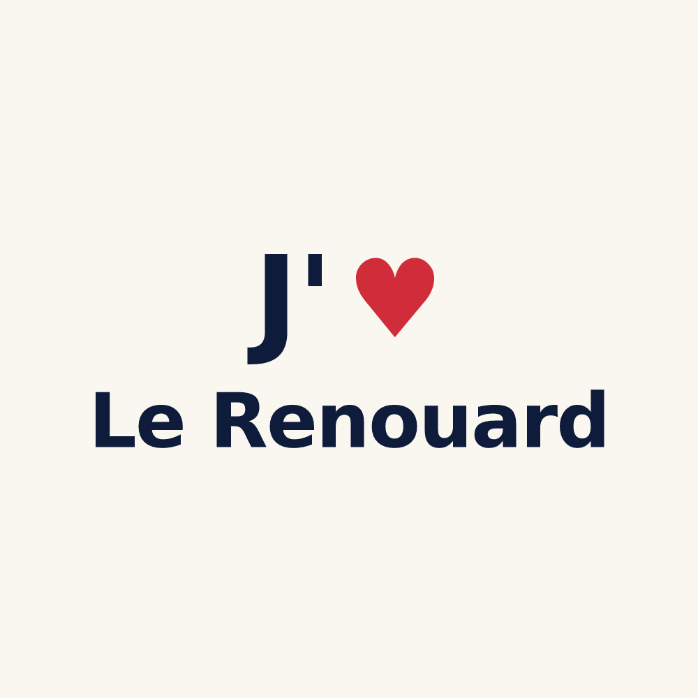 Tasse personnalisée Le Renouard — design J'aime Le Renouard