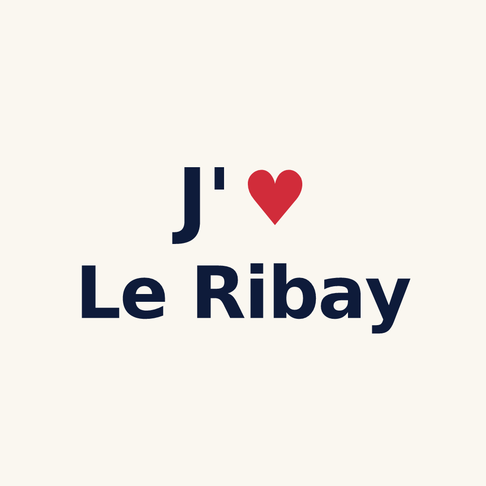 Tasse personnalisée Le Ribay — design J'aime Le Ribay