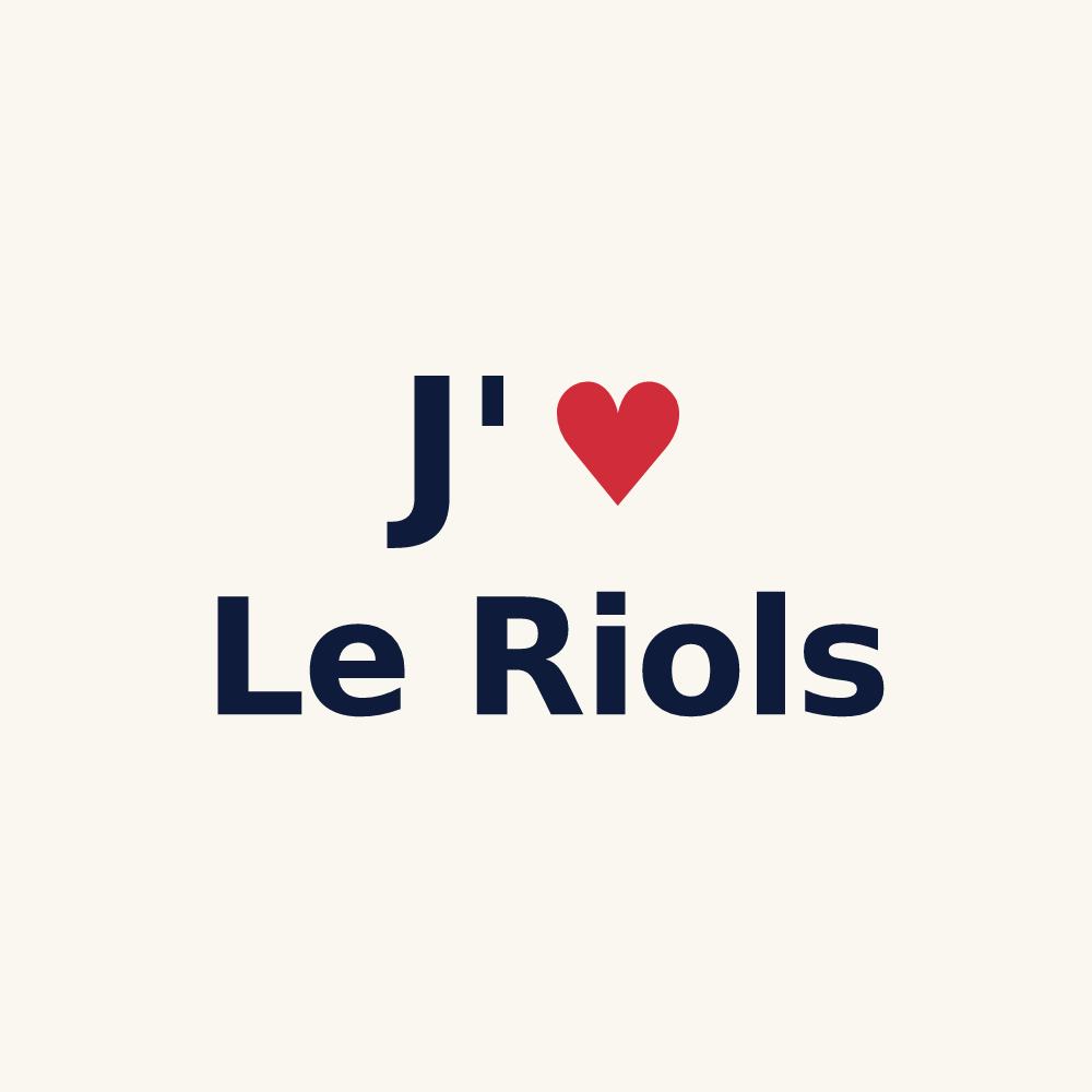 Tasse personnalisée Le Riols — design J'aime Le Riols