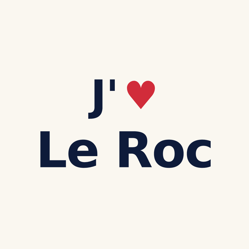 Tasse personnalisée Le Roc — design J'aime Le Roc