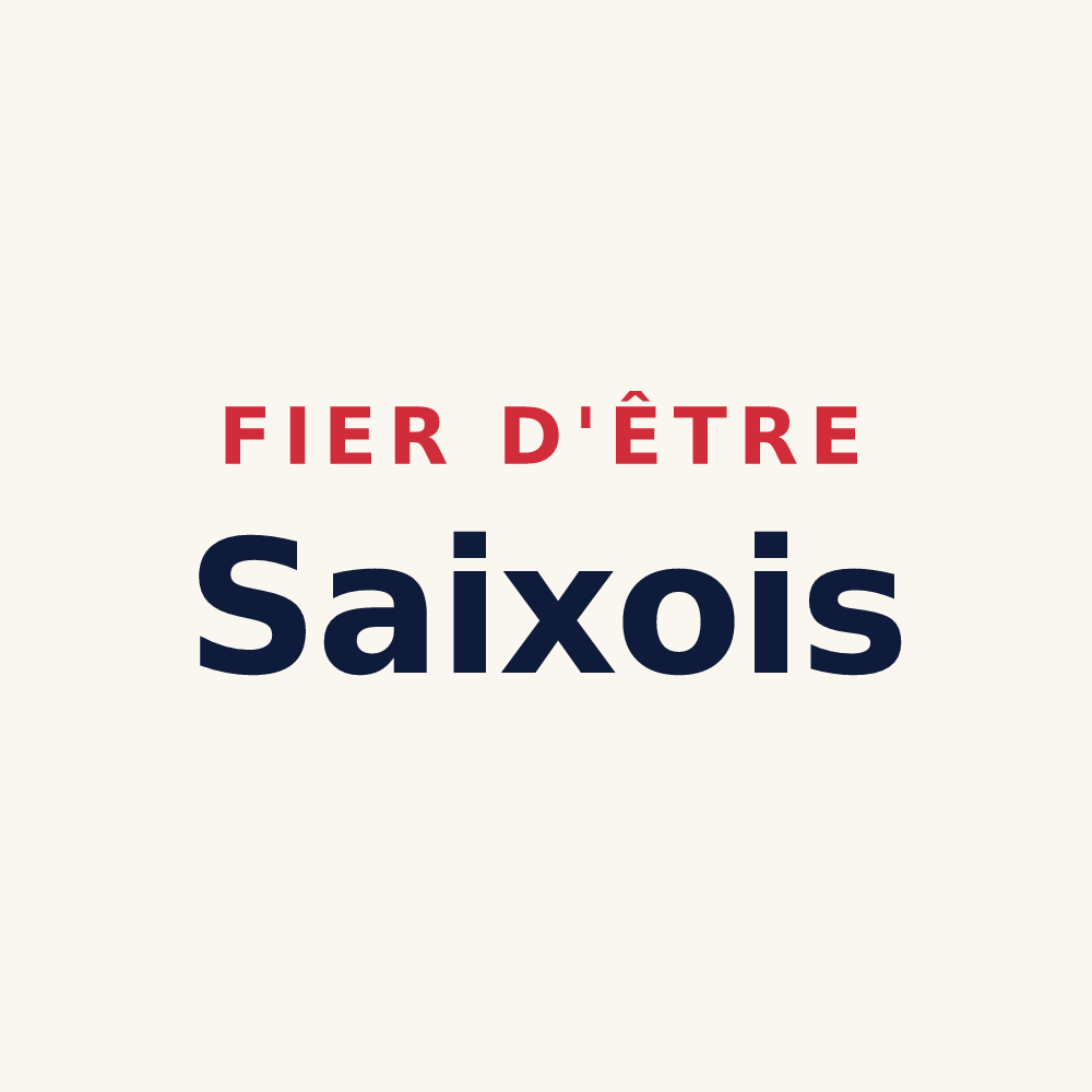 Tasse « Fier d'être Saixois » — design pour Le Saix