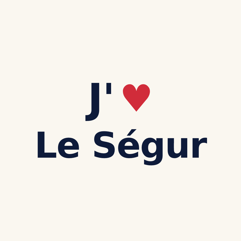 Tasse personnalisée Le Ségur — design J'aime Le Ségur