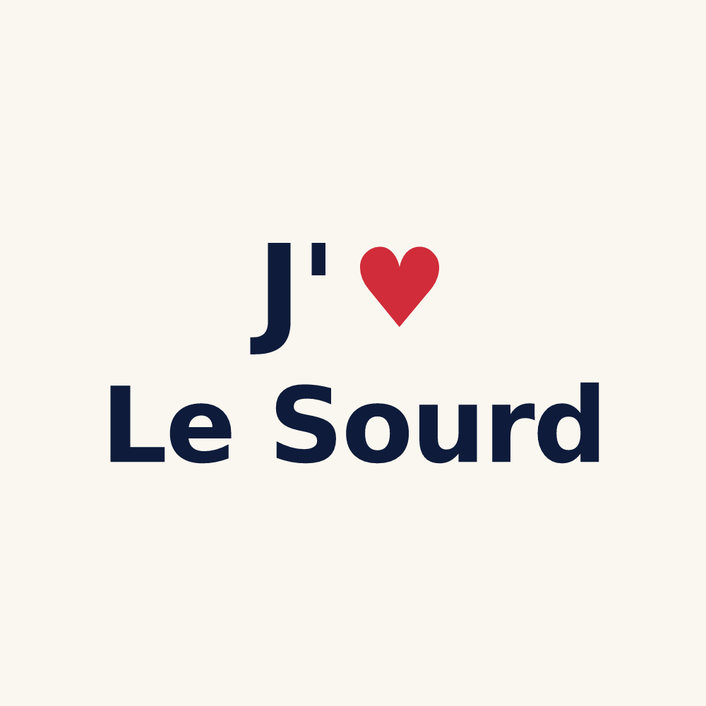 Tasse personnalisée Le Sourd — design J'aime Le Sourd