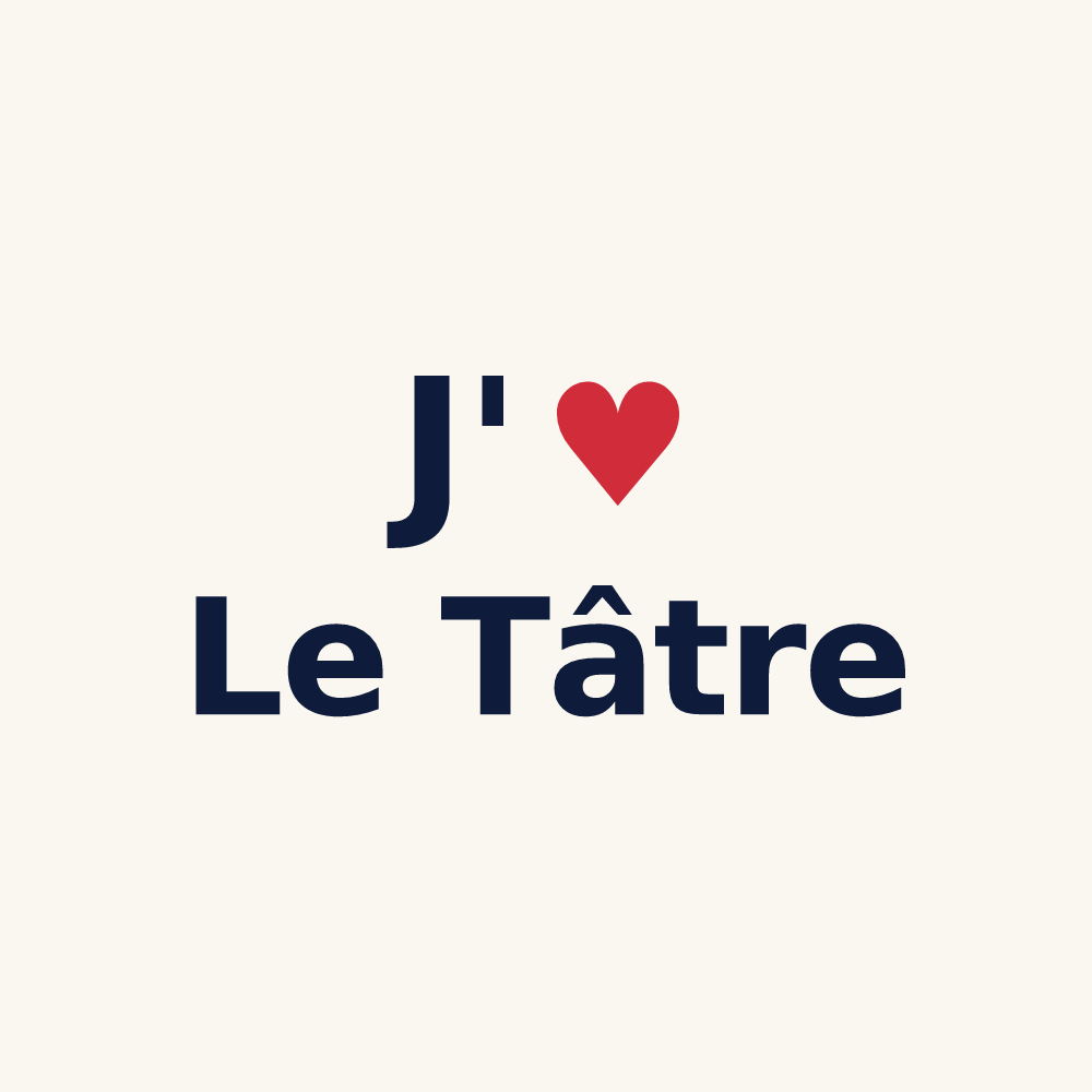 Tasse personnalisée Le Tâtre — design J'aime Le Tâtre