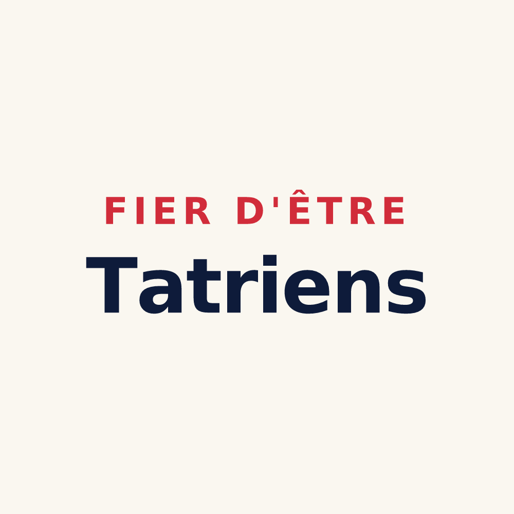 Tasse « Fier d'être Tatriens » — design pour Le Tâtre