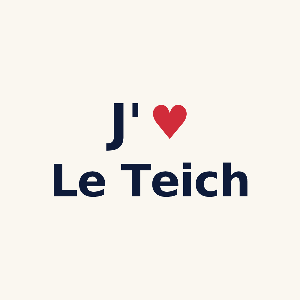 Tasse personnalisée Le Teich — design J'aime Le Teich