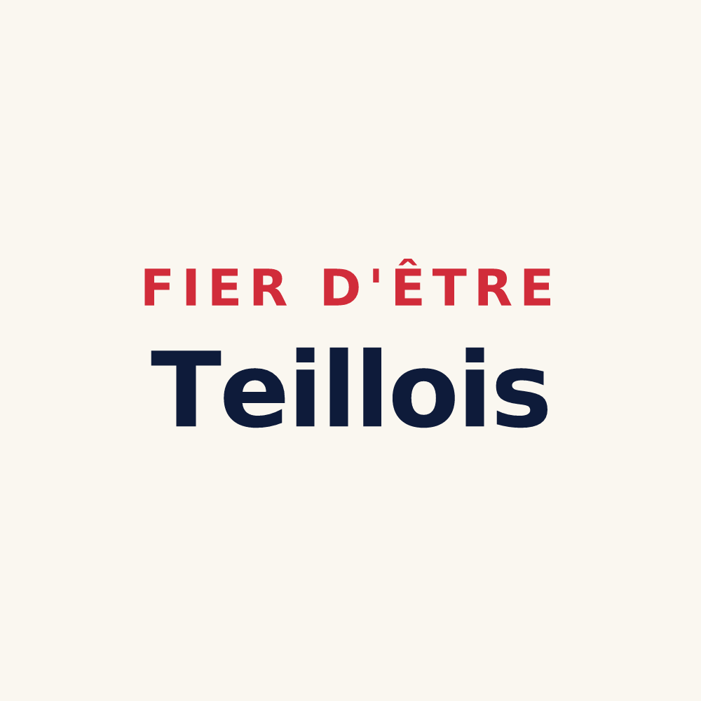 Tasse « Fier d'être Teillois » — design pour Le Teil