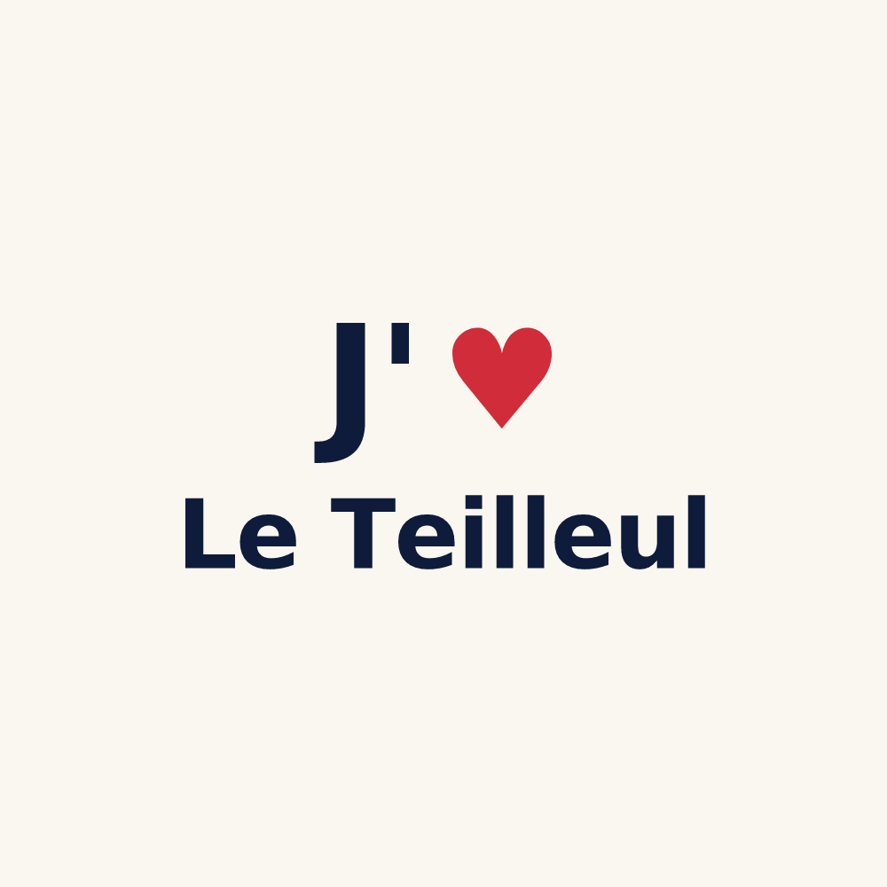 Tasse personnalisée Le Teilleul — design J'aime Le Teilleul
