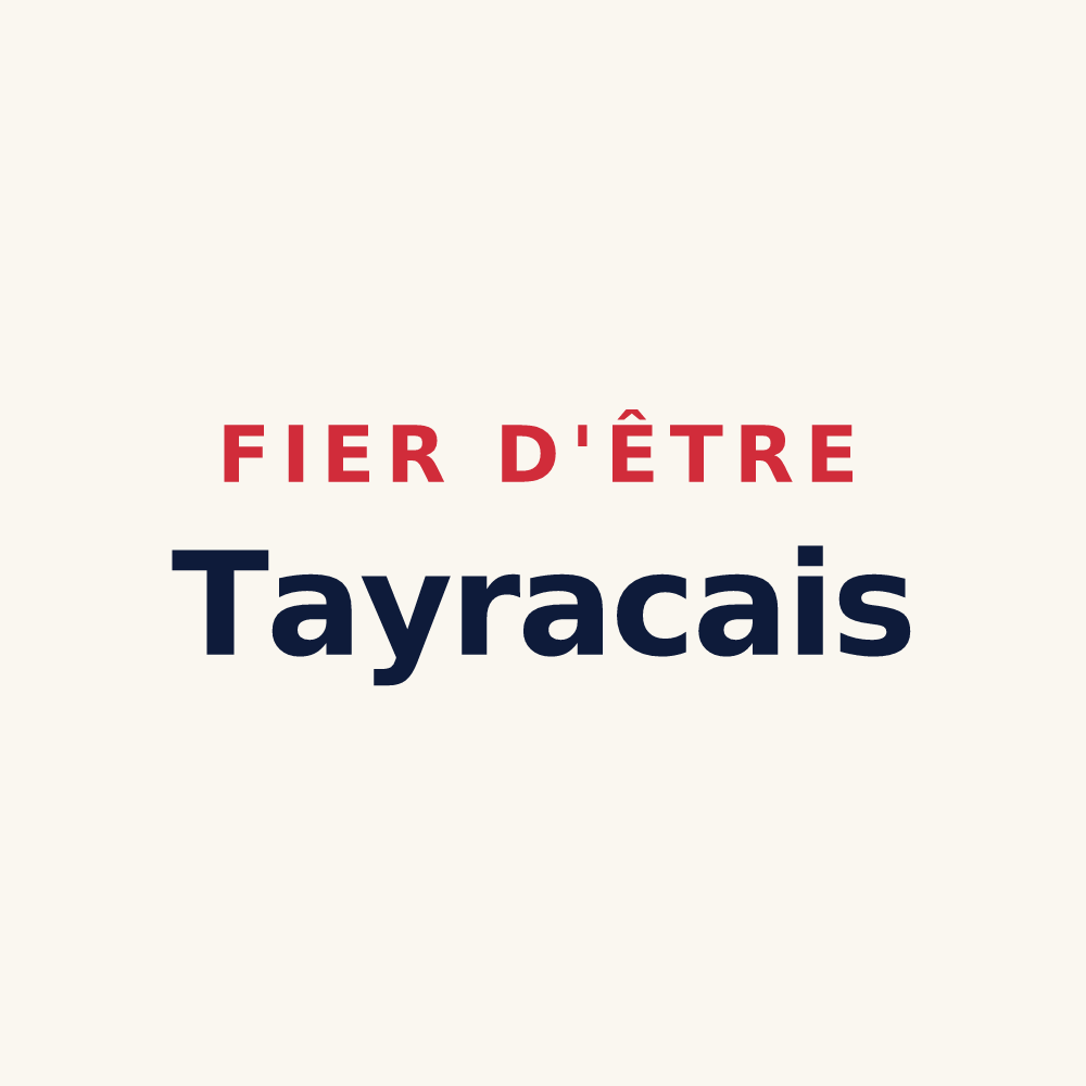 Tasse « Fier d'être Tayracais » — design pour Le Temple-sur-Lot