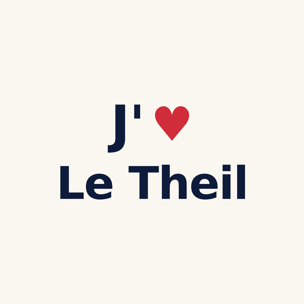 Tasse personnalisée Le Theil — design J'aime Le Theil