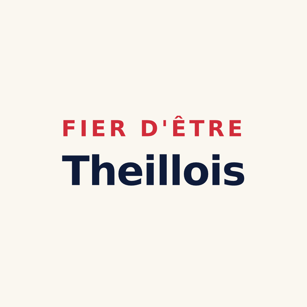 Tasse « Fier d'être Theillois » — design pour Le Theil