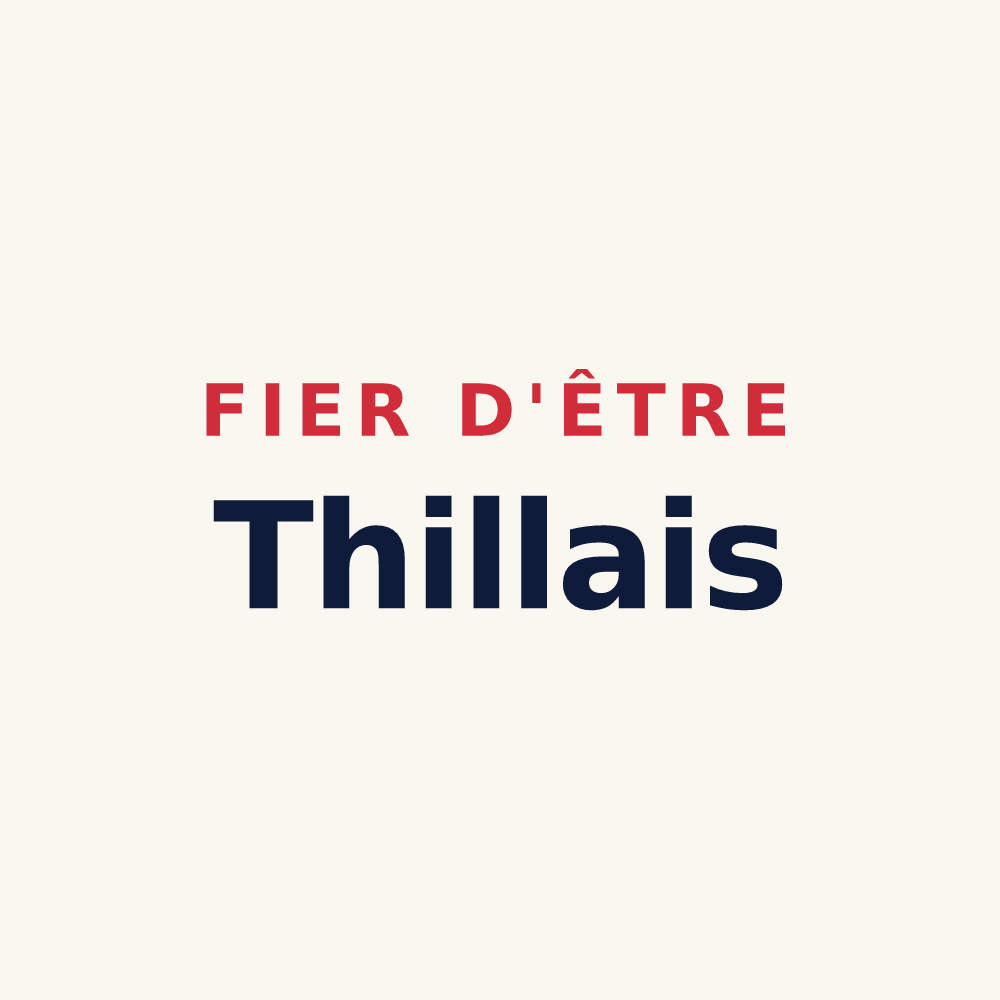Tasse « Fier d'être Thillais » — design pour Le Thil-Riberpré