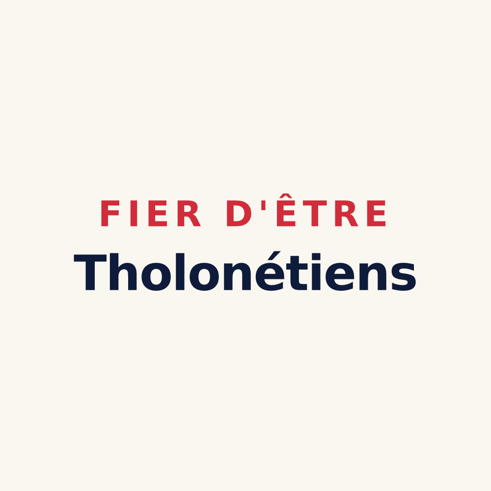 Tasse « Fier d'être Tholonétiens » — design pour Le Tholonet
