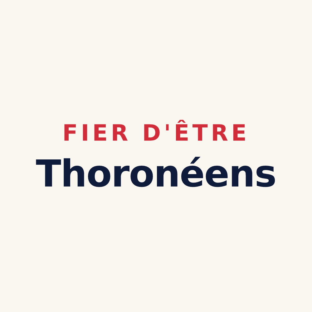 Tasse « Fier d'être Thoronéens » — design pour Le Thoronet