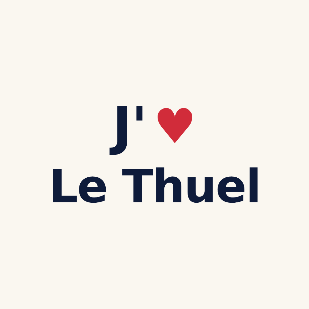 Tasse personnalisée Le Thuel — design J'aime Le Thuel