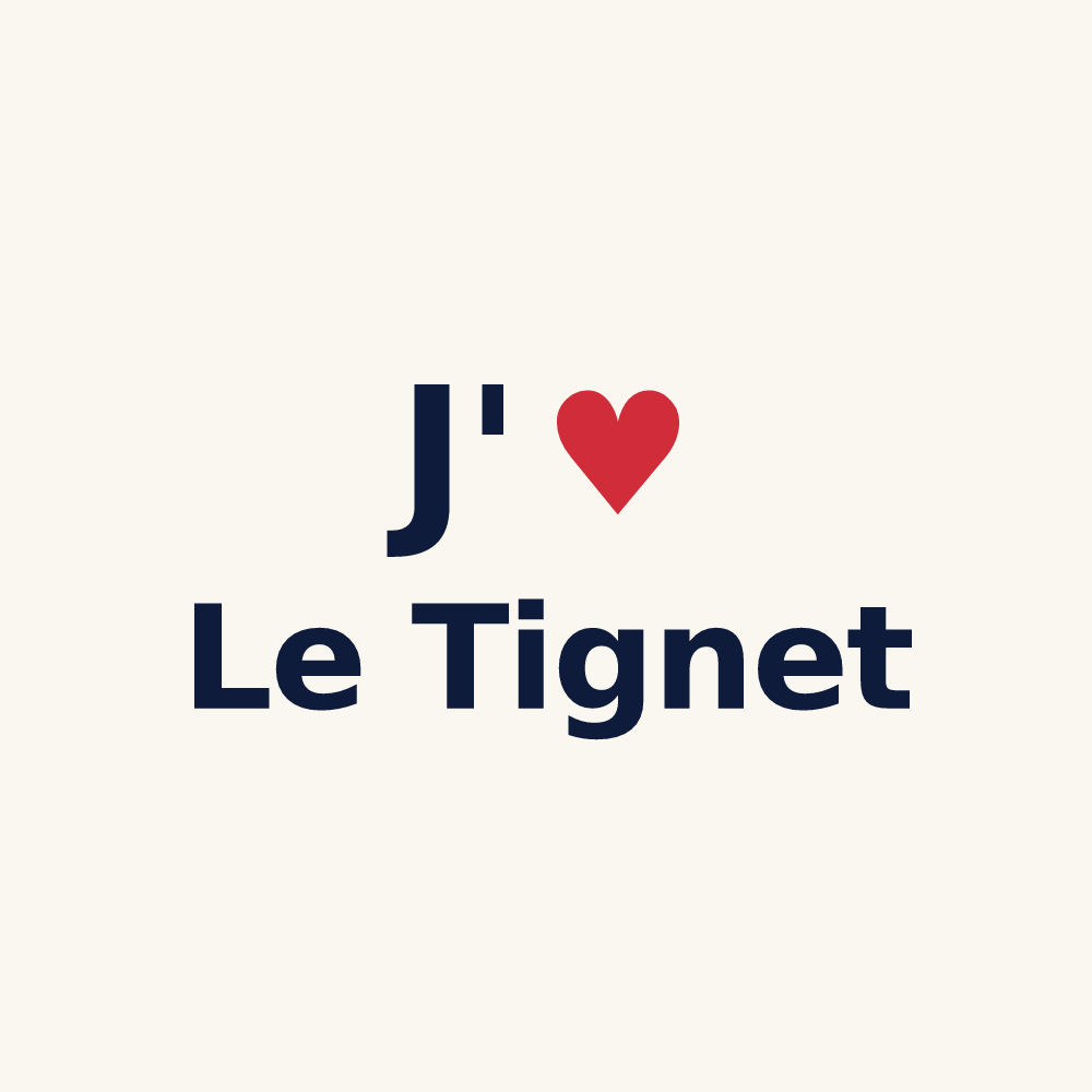 Tasse personnalisée Le Tignet — design « J'aime Le Tignet » imprimé sur la tasse