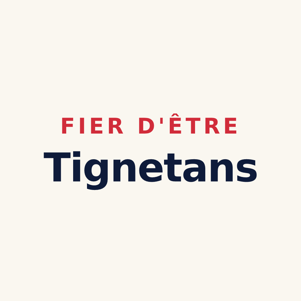 Tasse « Fier d'être Tignetans » — design pour Le Tignet