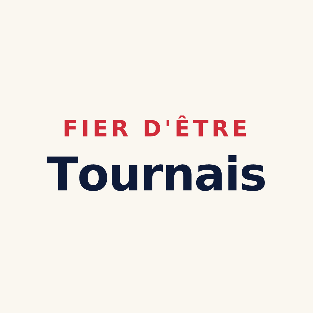 Tasse « Fier d'être Tournais » — design pour Le Tourne