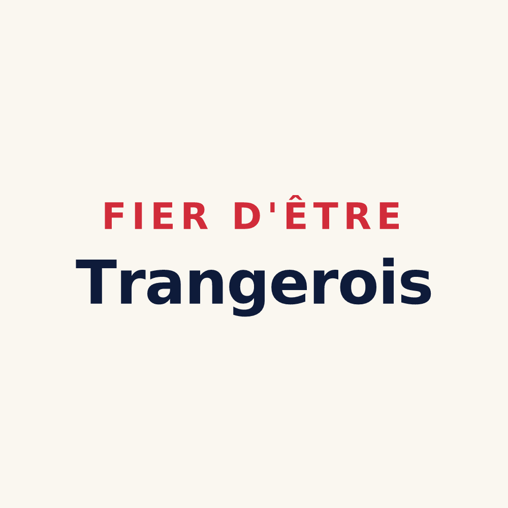 Tasse « Fier d'être Trangerois » — design pour Le Tranger