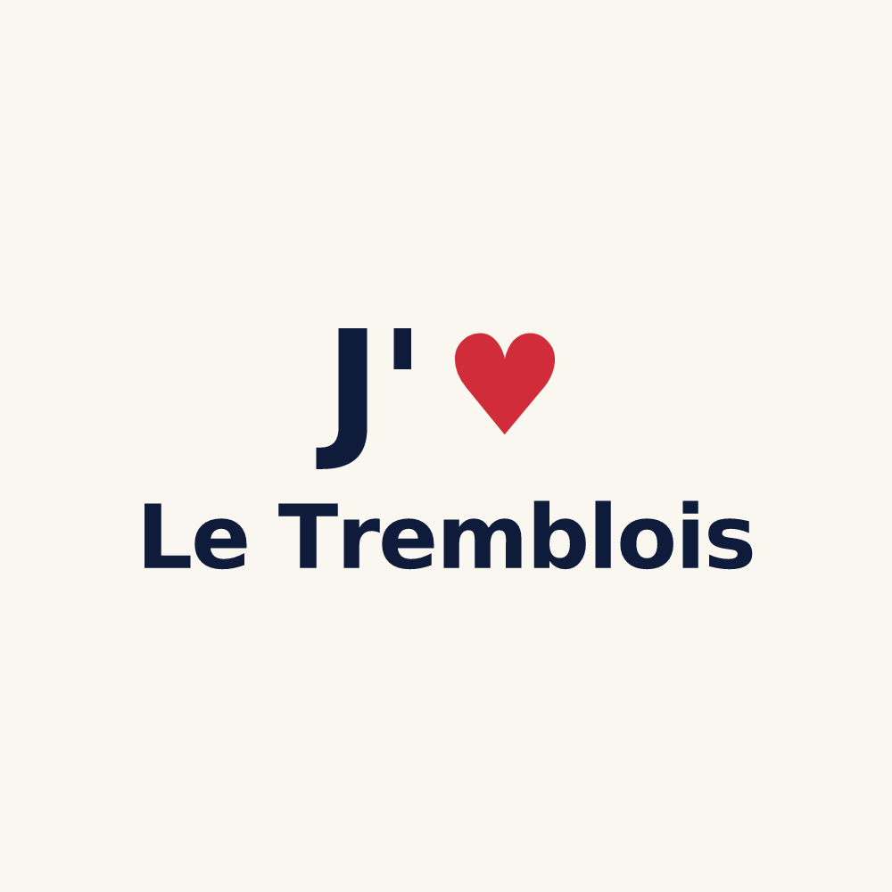 Tasse personnalisée Le Tremblois — design J'aime Le Tremblois
