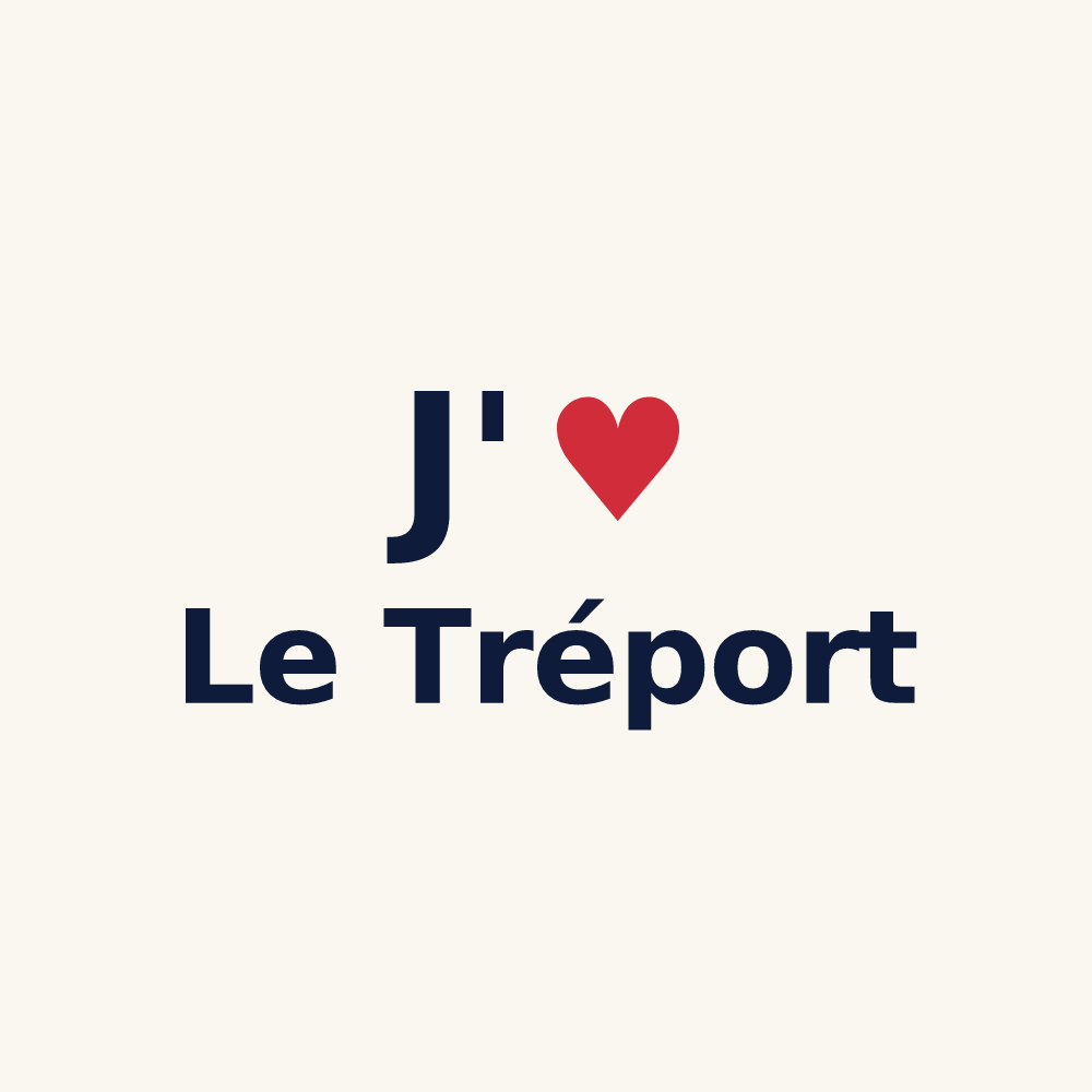 Tasse personnalisée Le Tréport — design J'aime Le Tréport