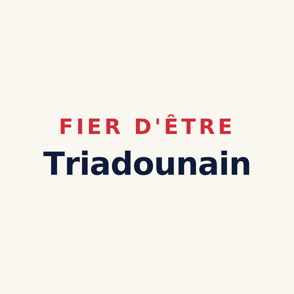 Tasse « Fier d'être Triadounain » — design pour Le Triadou