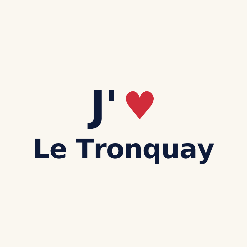 Tasse personnalisée Le Tronquay — design J'aime Le Tronquay