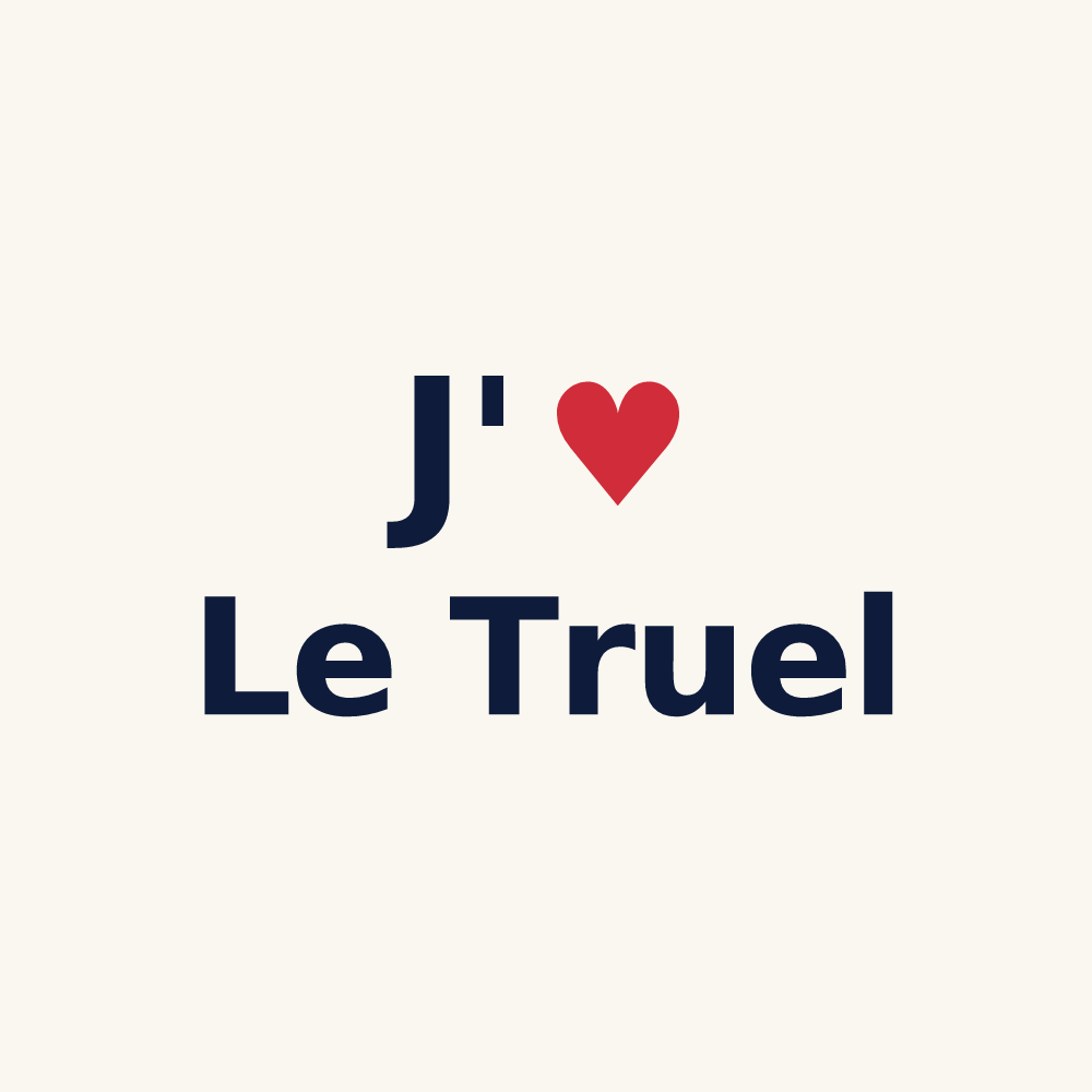 Tasse personnalisée Le Truel — design J'aime Le Truel