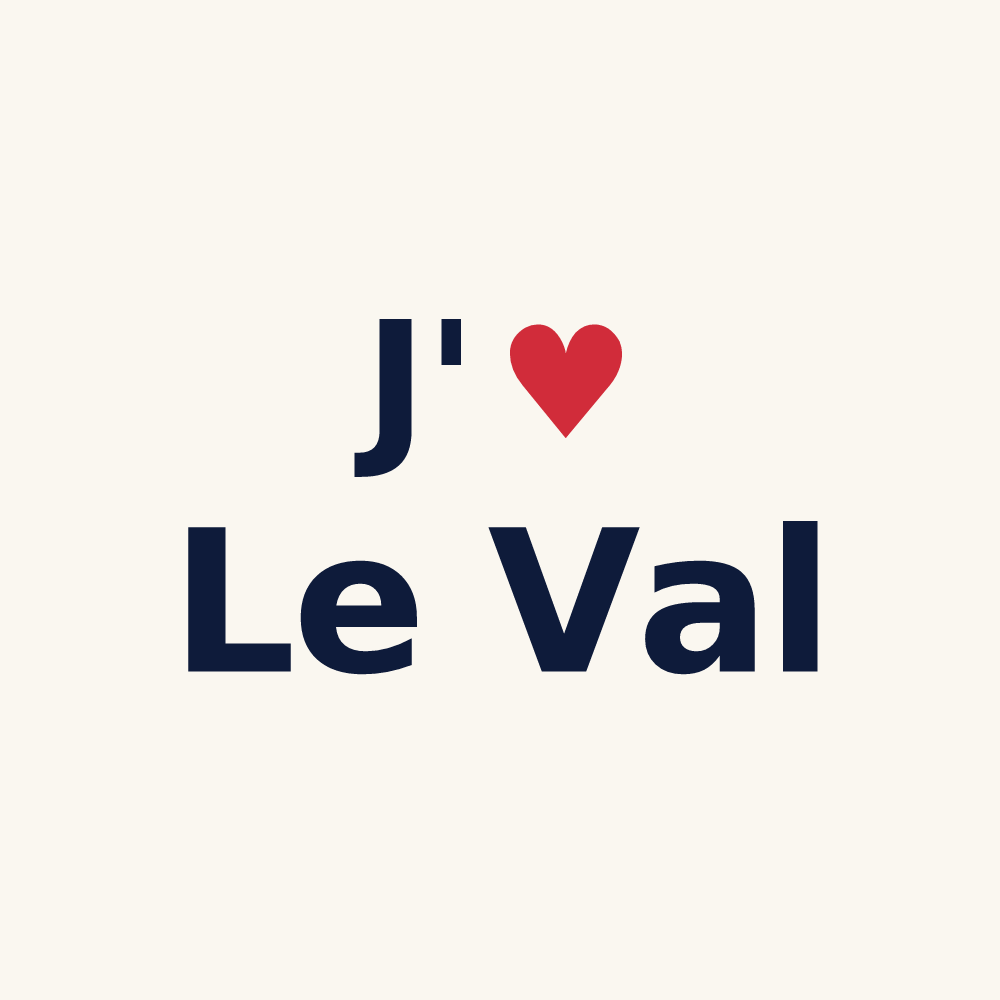 Tasse personnalisée Le Val — design J'aime Le Val