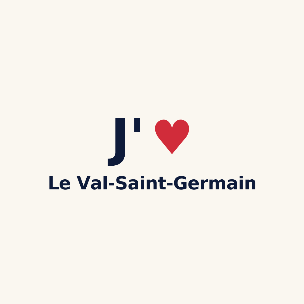 Tasse personnalisée Le Val-Saint-Germain — design J'aime Le Val-Saint-Germain