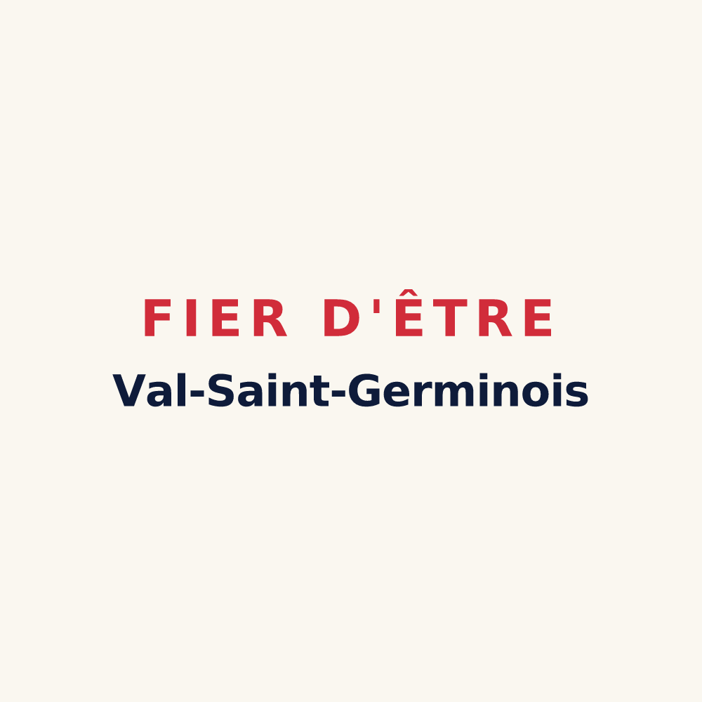 Tasse « Fier d'être Val-Saint-Germinois » — design pour Le Val-Saint-Germain