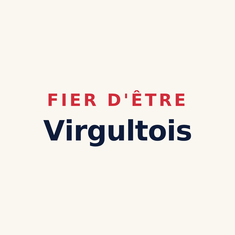 Tasse « Fier d'être Virgultois » — design pour Le Verguier