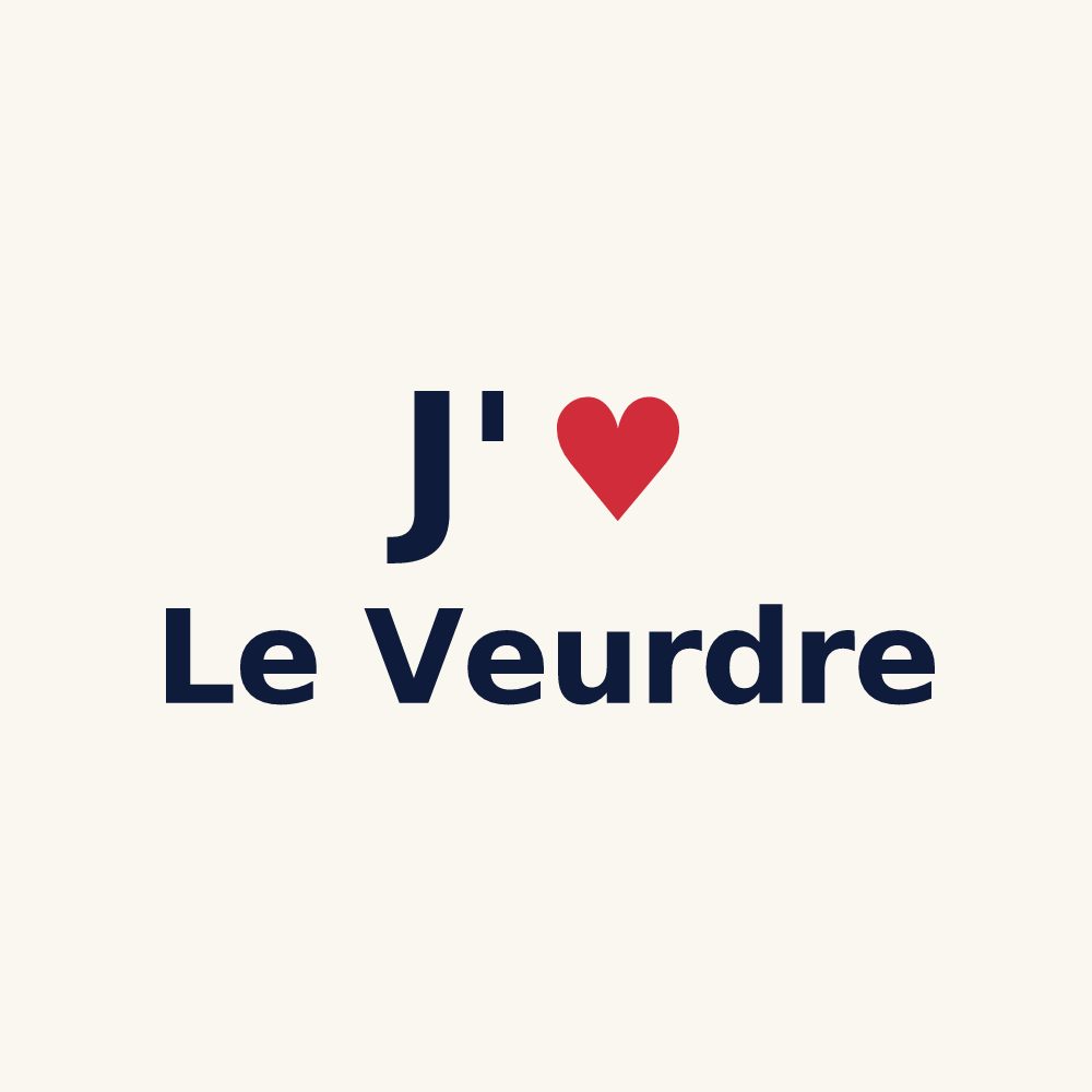 Tasse personnalisée Le Veurdre — design J'aime Le Veurdre