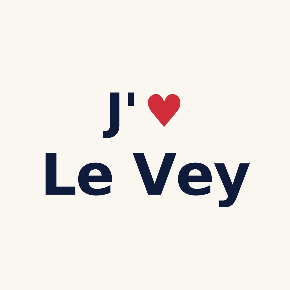 Tasse personnalisée Le Vey — design J'aime Le Vey