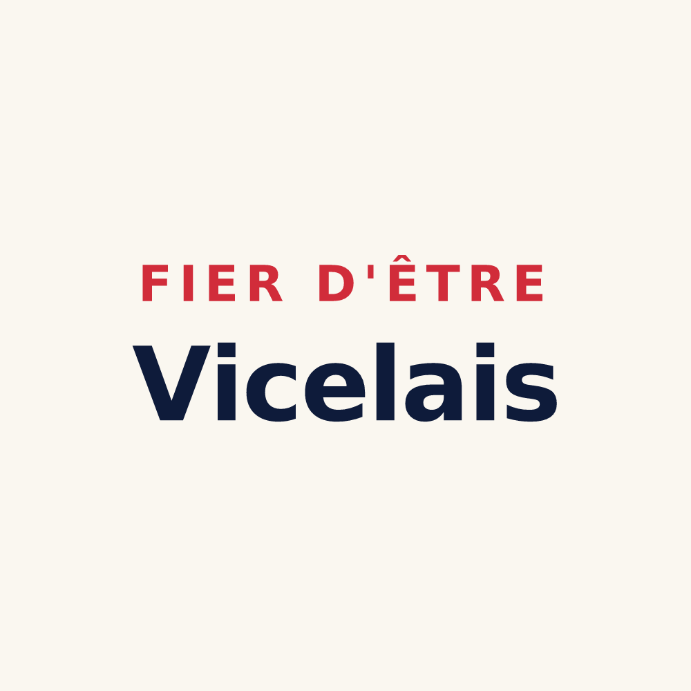 Tasse « Fier d'être Vicelais » — design pour Le Vicel