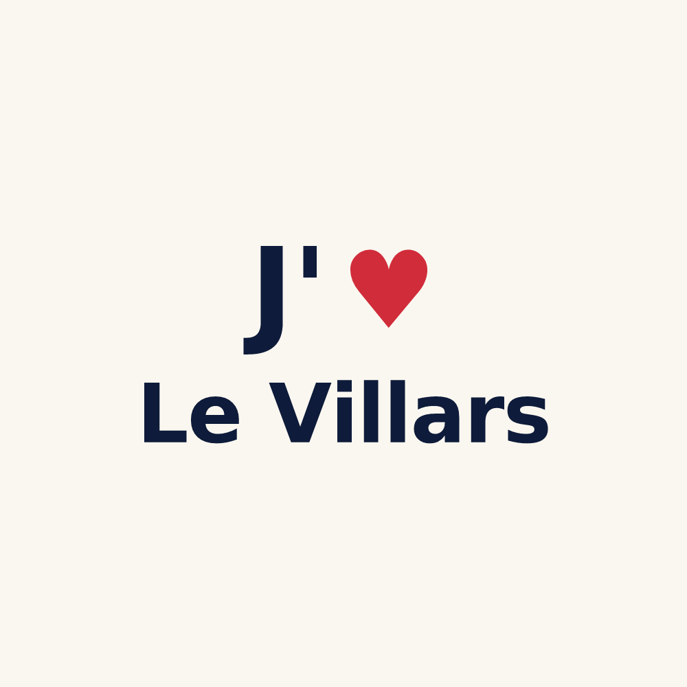 Tasse personnalisée Le Villars — design J'aime Le Villars
