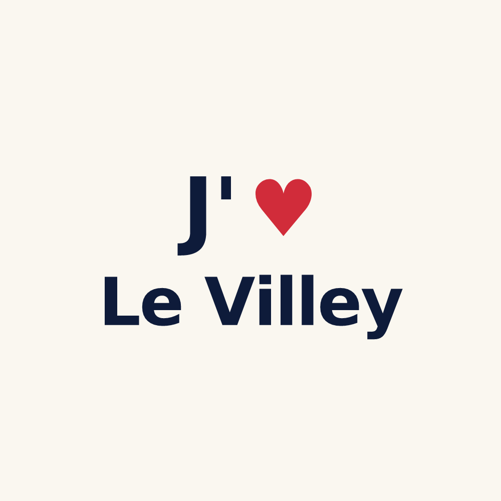 Tasse personnalisée Le Villey — design J'aime Le Villey