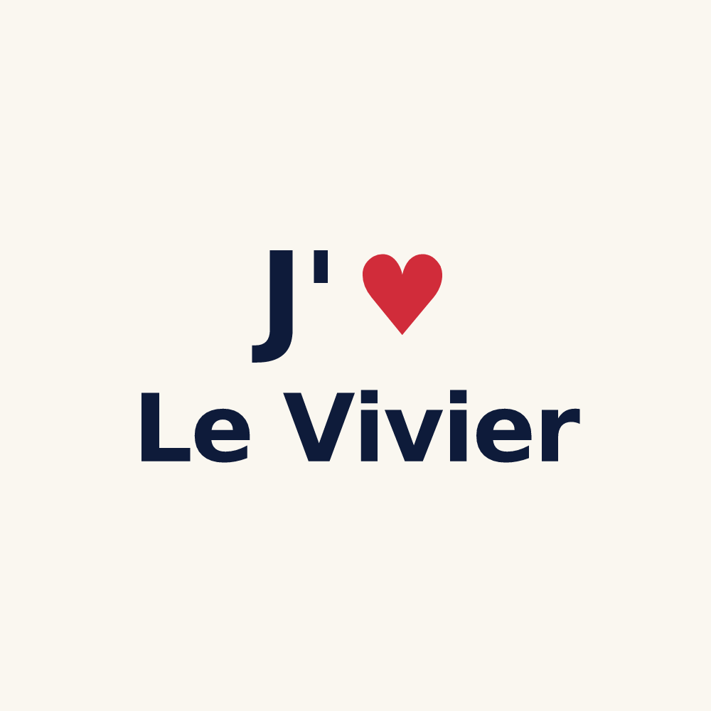Tasse personnalisée Le Vivier — design J'aime Le Vivier