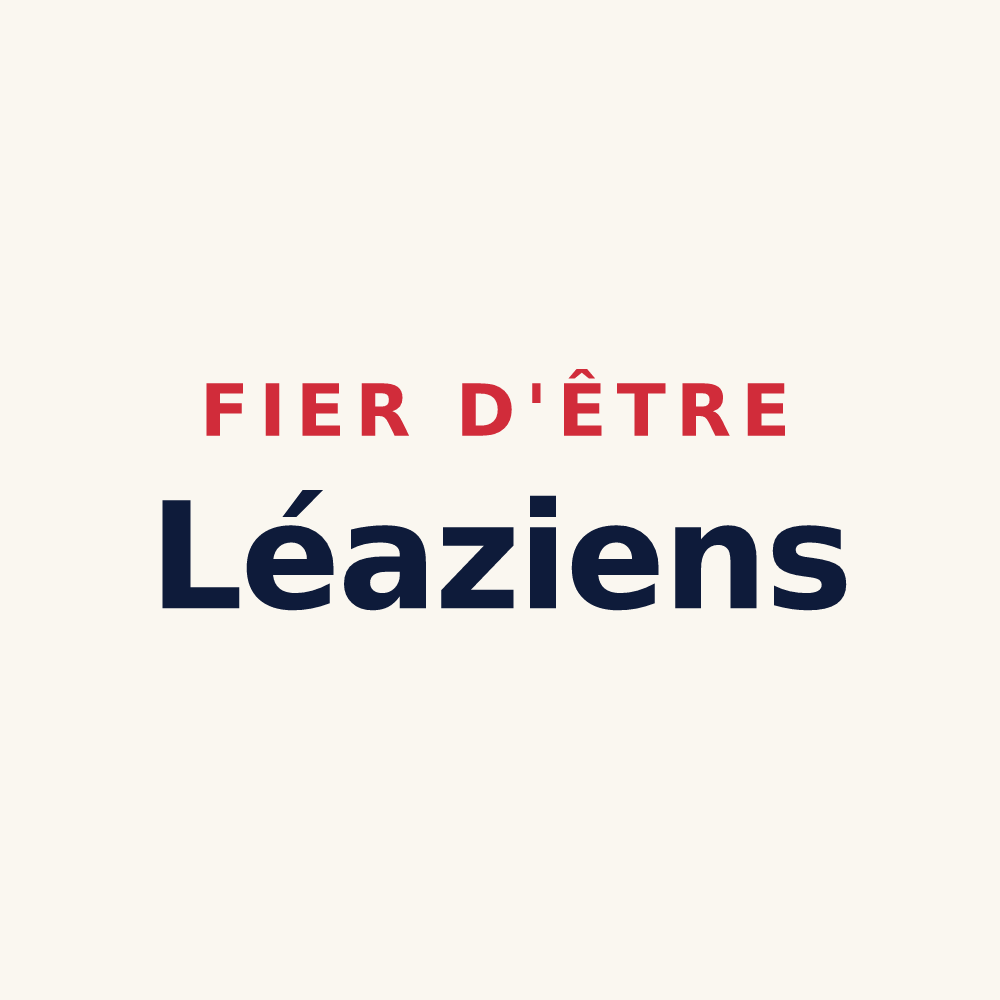 Tasse « Fier d'être Léaziens » — design pour Léaz