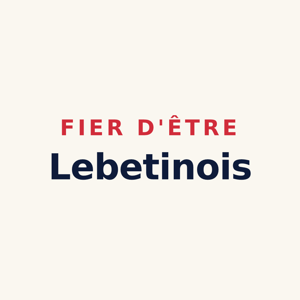 Tasse « Fier d'être Lebetinois » — design pour Lebetain
