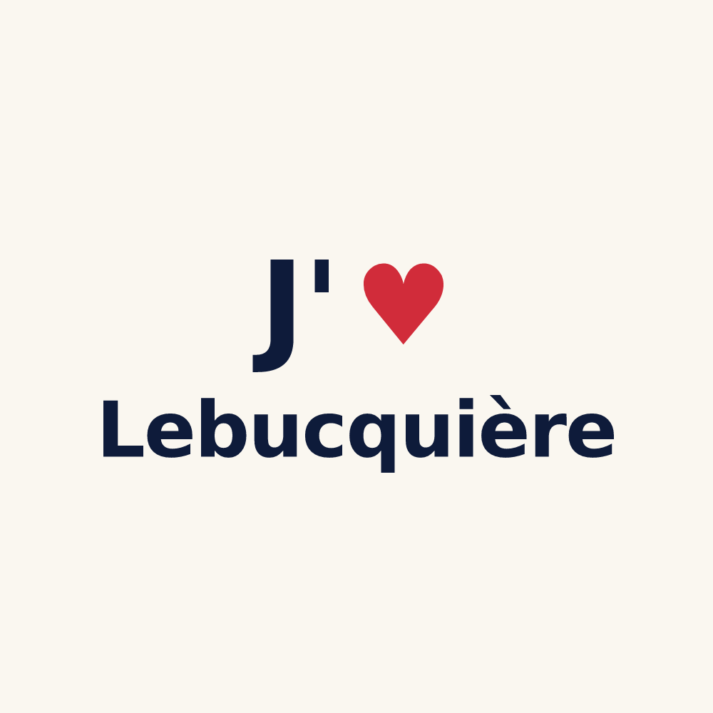 Tasse personnalisée Lebucquière — design J'aime Lebucquière