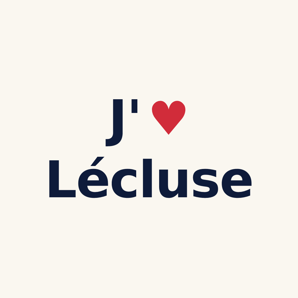 Tasse personnalisée Lécluse — design J'aime Lécluse