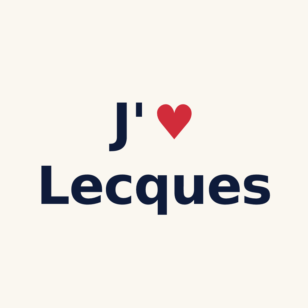 Tasse personnalisée Lecques — design J'aime Lecques