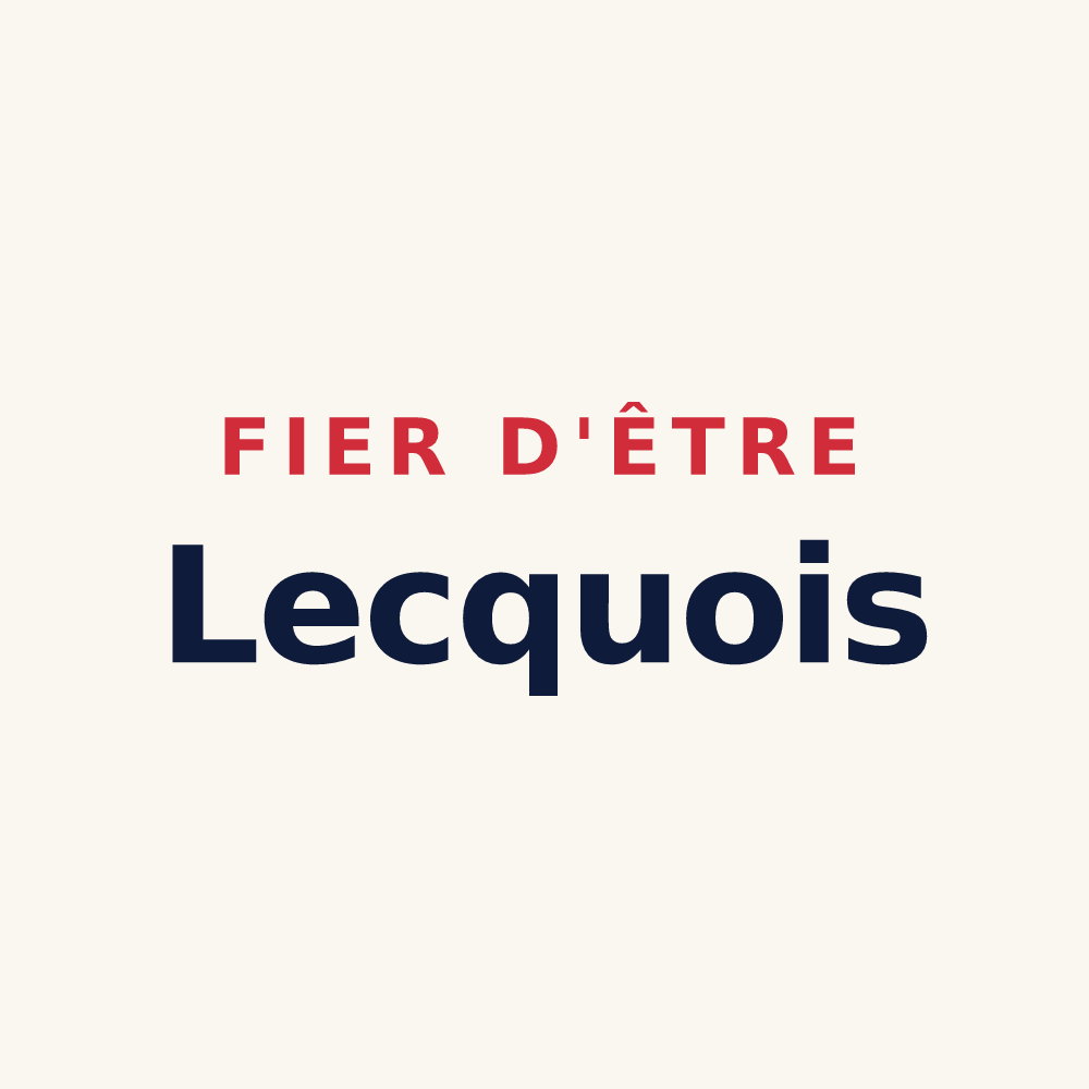 Tasse « Fier d'être Lecquois » — design pour Lecques