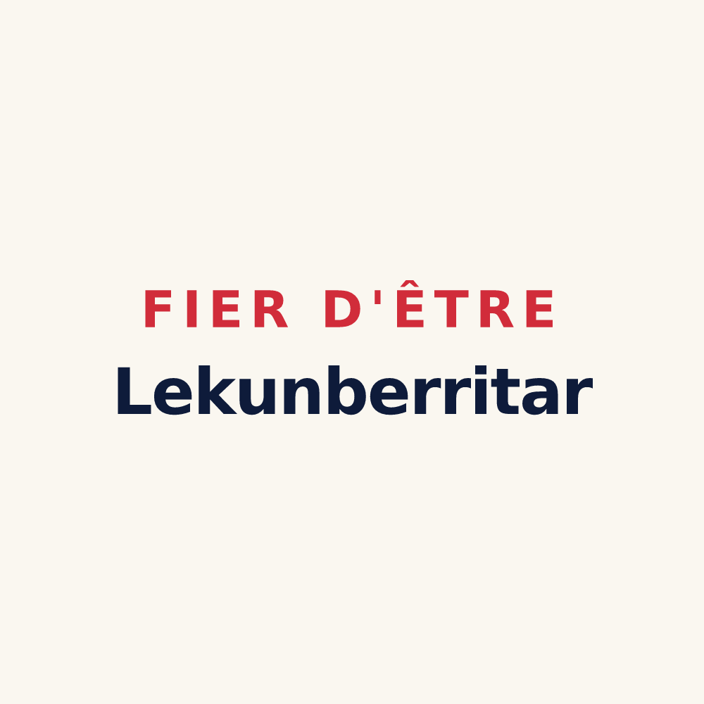 Tasse « Fier d'être Lekunberritar » — design pour Lecumberry